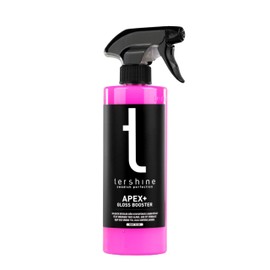 Tershine Apex + Gloss Booster "Quick Detailer for Maximizing the Gloss of Your Vehicle" Water Spot Removal, Smooth Texture, Antistatic Effect, Coating Maintenance, Large Capacity, 16.9 fl oz (500 ml)