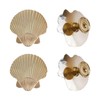 SGYUNQ Seashell Cabinet Knobs, Coastal Drawer Knobs for Dresser Drawers,