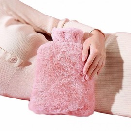 Microfiber water bag hot pack compress pack hot water winter insulation warm gray