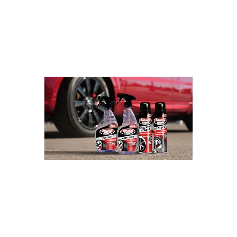 Black Magic BC23220 Tire Wet Spray, 14.5 Oz. - Weather