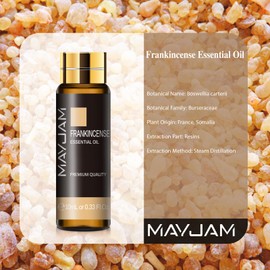MAYJAM Weihrauch Ätherisches Öl 10ML, Weihrauchöl für Diffusor, Luftbefeuchter, DIY, Home，Wardrobes