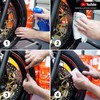 Autodomy Pack 6 Units Wheel Rim Stickers Desing Sport |