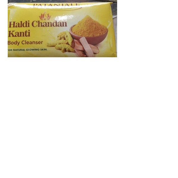 Patanjali Haldi Chandan Kanti Body Cleanser, 150g [Pack of 6]-