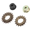 2PCS Freewheel Left Drive Adapter Set Iron 16T 18T Bike
