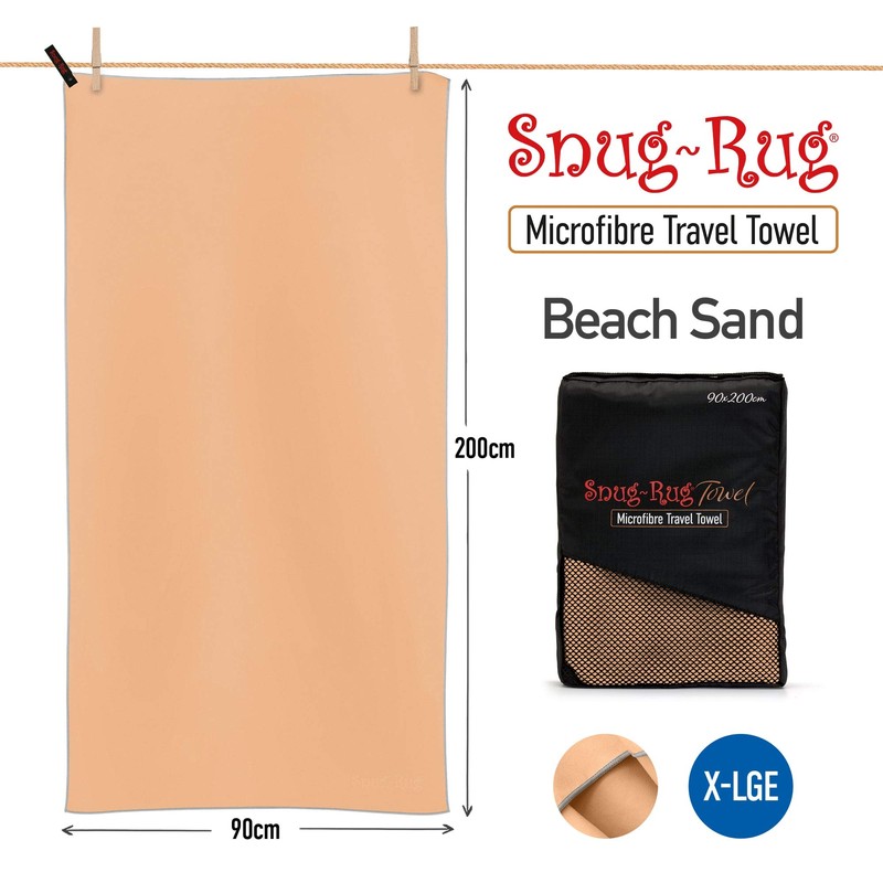 Snug Rug Microfibre Towel - Super Absorbent - Quick Drying