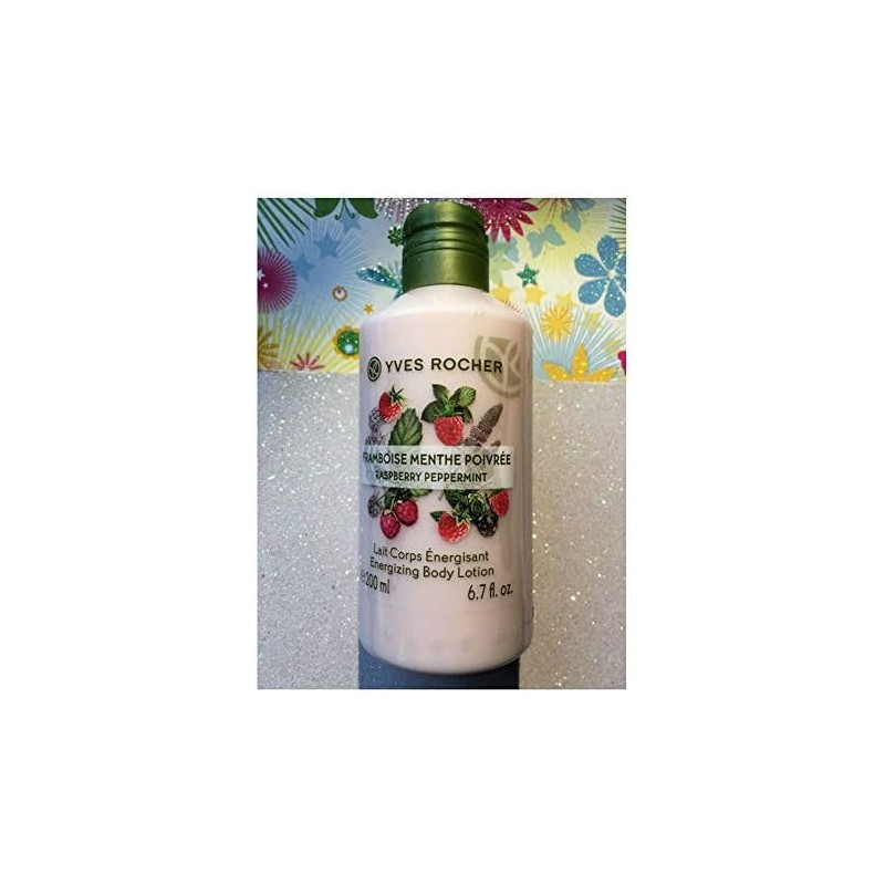 Yves Rocher Crema Corporal Fluida, Frambuesa/Hierbabuena, 200 ml