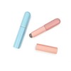 Portable Lip Smudging Brush Makeup Accessory Pink 3ea