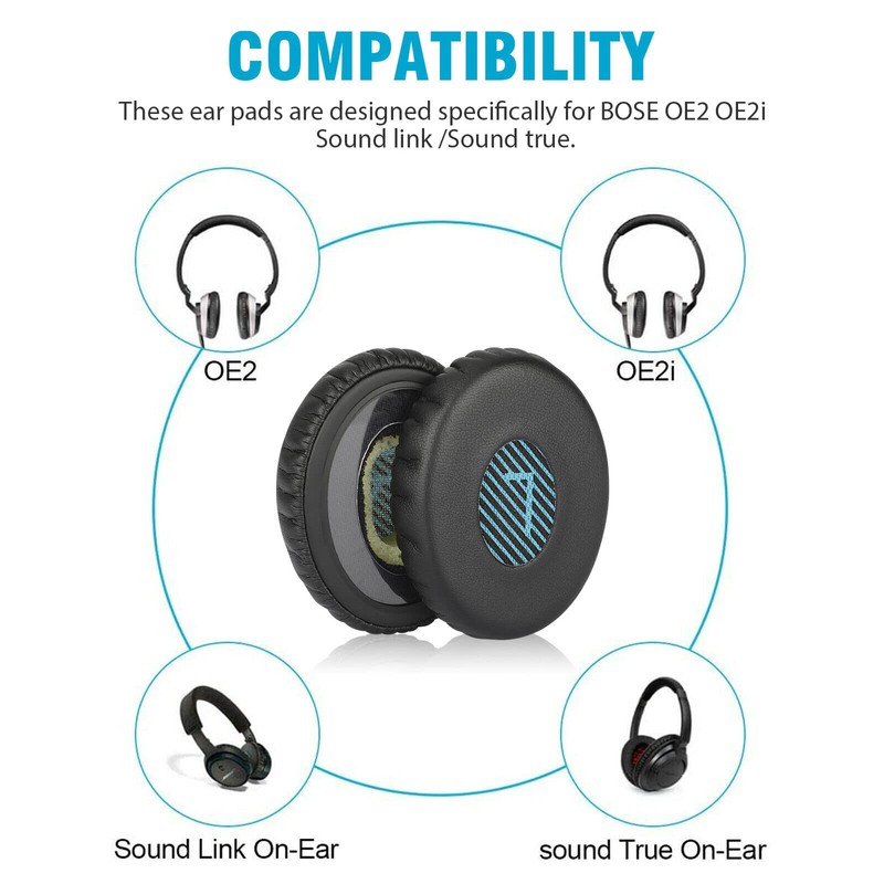 Replacement Ear Pads for Bose Sound True & SoundLink Wireless