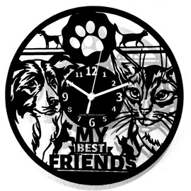 Instant Karma Clocks Wall Clock - Dog Cat Pets Clinic Veterinary Gift Idea