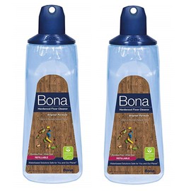 Bona Hardwood Floor Cleaner Refillable Cartridge, 34 oz (2 Pack)