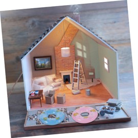 ifundom Pack of 5 Duck Swimming Rings Inflatable Swimming Ring Dollhouse Swimming Pool Dollhouse Swimming Rings Swimming Ring Toy Small Pool Float Decorative Ob11 PVC Decorations Miniature