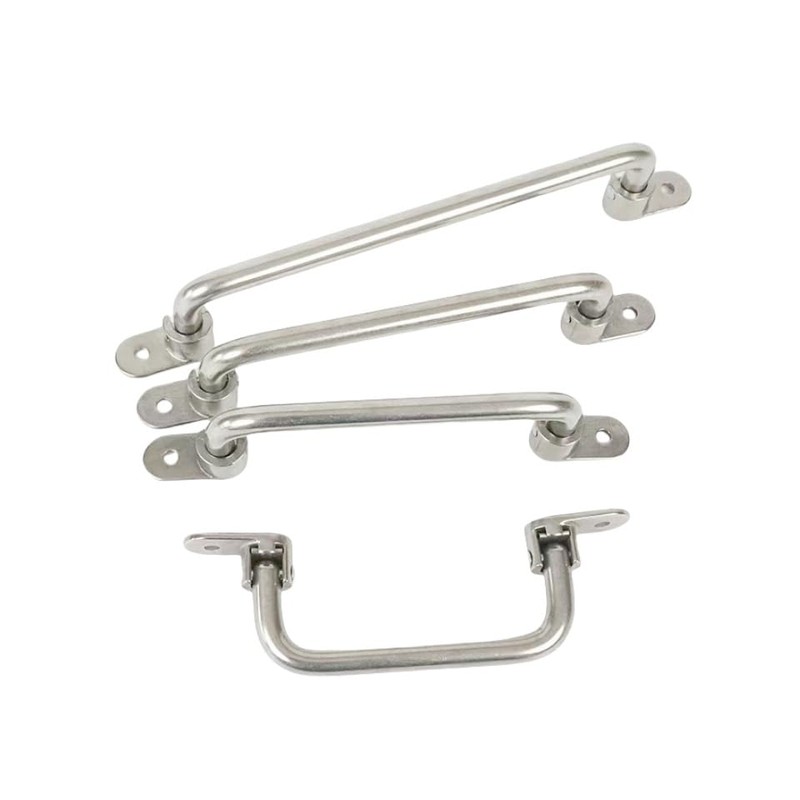 ZRuiYFFS 304 Stainless Steel Folding Handle, 90 Degree Solid Rotating