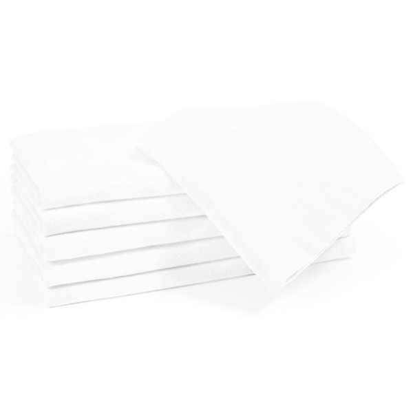 Comfy-co Pre-Washed Cloth Napkins Set of 6 - Farmhouse Napkins