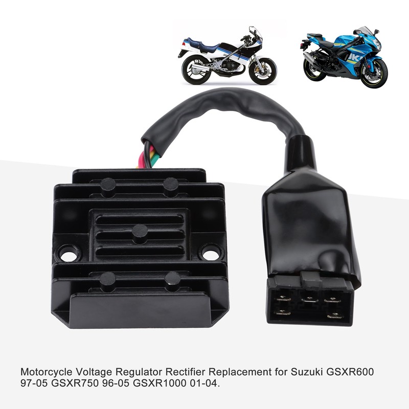 GOOFIT 5 Pin Voltage Regulator Rectifier Replacement for 2000-2005 Suzuki