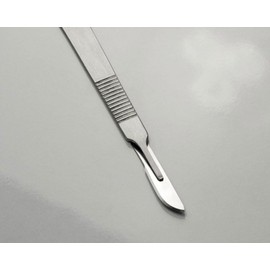 SE 3 Pack Stainless Steel Scalpel Handle - 5-Inch #3 Handle for Medical, Laboratory, and Hobby Use, Compatible with #11 Blades - HN3-3Pack