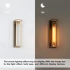 ZEVNI Sconces Wall Lighting, 1-Light Modern Wall Sconce, Black and