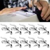 10Pcs Presser Foot Holders Stainless Steel Multifunctional Household Sewing Machines