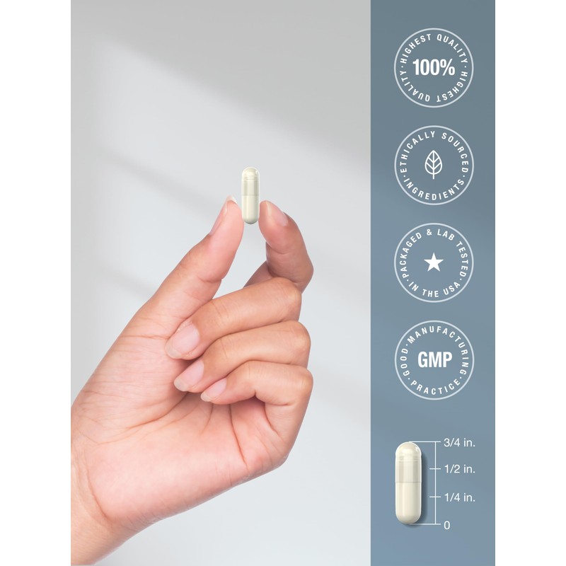 Horbäach Methyl Folate Supplement | 1000 mcg | 200 Capsules