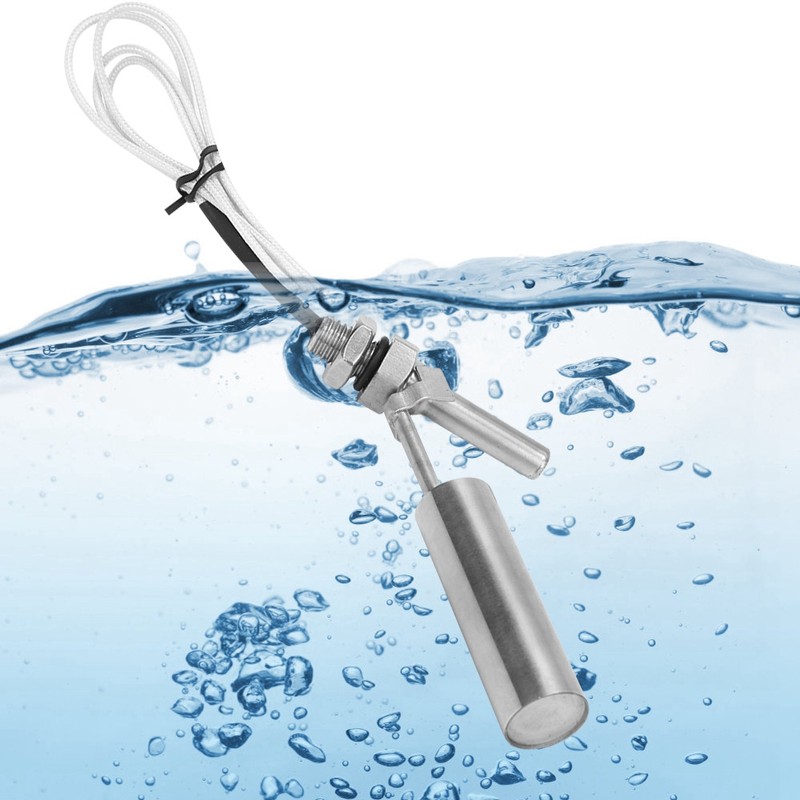 Liquid Water Level Float Sensor Switch 304 Stainless Steel 10mm