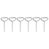 HARFINGTON 6pcs Dogging Hex Key Wrench 5/32" SAE Metal Dog