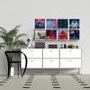 ILYXY Acrylic Vinyl Record Holder Wall Mount – 8 Pack