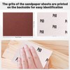 BAOSTC 1/4 Sandpaper Sheet – 4-1/2” x 5-1/2”, P80 Grit,