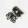 100pc 2.5cm Donas Ligas Scrunchies Elásticas Sin Costura para Cabello