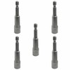 Aracombie 5Pcs Nut Driver Bit, 8mm / 5/16 Inch Quick-Change