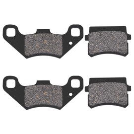 Road Passion Front & Rear Brake Pads Compatible with 50cc 70cc 90cc 110cc 125cc Motorcycle ATV Go Kart Quad Bikes Dune Buggy Powersports Parts (2 Coppie)