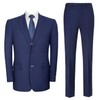 AMY ZHU Men's 3-Piece Suit Jacket & Hidden Expandable Waist