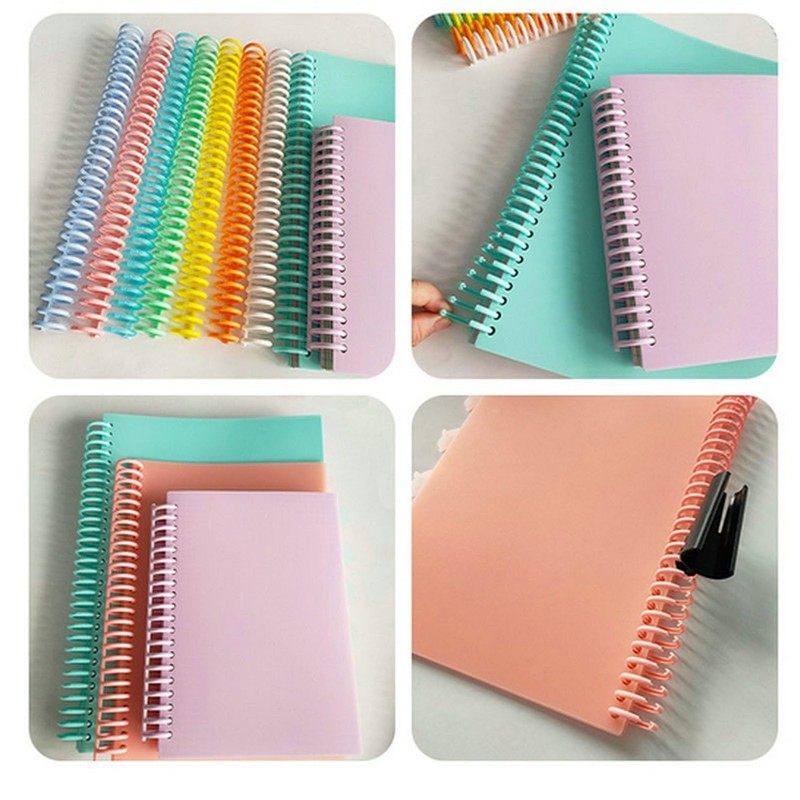 Garosa Plastic Combs 14 Colors, 30 PP Binding Spines for