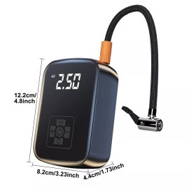 ACMOUNT 150 PSI Digital Portable Car Tire Inflator Air Pump Air Compressor Electric Auto