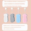 4Pcs Exfoliating Bath Sponge, Reusable Body Scrubber for Dead Skin,