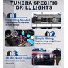 Grill Lights for Toyota Tundra 2022-2026 Platinum & 1794 Edition,