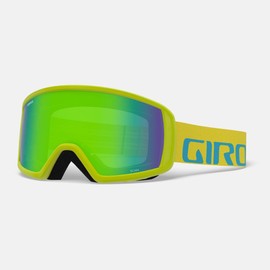 Giro Scan Snow Goggles, Black/Yellow Throwback Amber Scarlet, Medium Frame