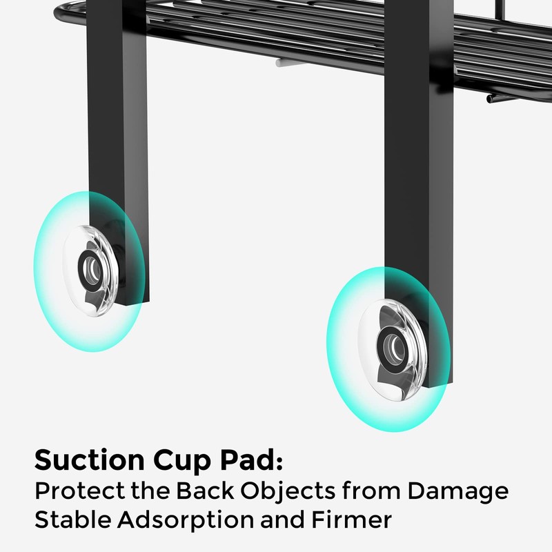 ODesign Over The Door Shower Caddy, 3-Tier Adjustable Hanging Caddy