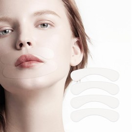 SexxLady Zornesfalte Pflaster,4 Stück Falten Pflaster Gesicht, Für Lippenfalten,Wiederverwendbar, Geeignet für alle Hauttypen