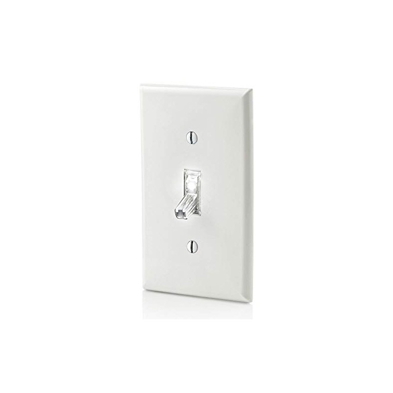Leviton 15 Amp, 120 Volt, Toggle LED Illuminated 3-Way Switch,