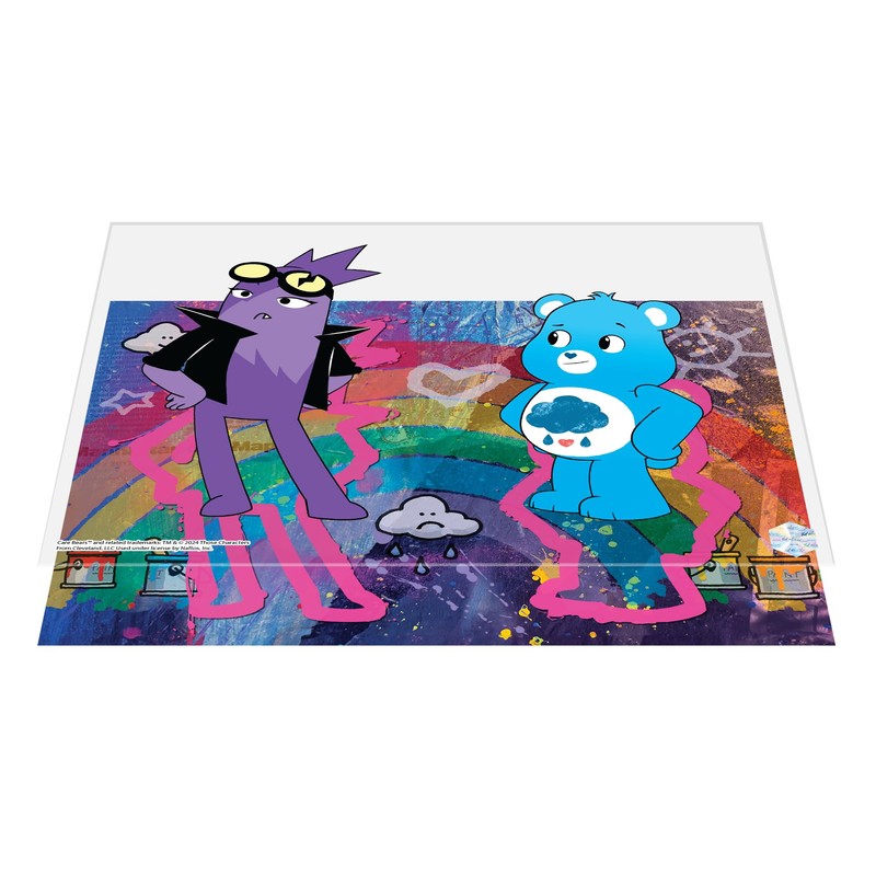 Exclusive Care Bears Pop Art Animation Cel Collectible - Limited