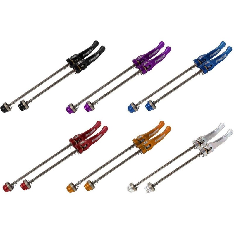 Hope Quick Release Skewers Steel Pair Red - Red