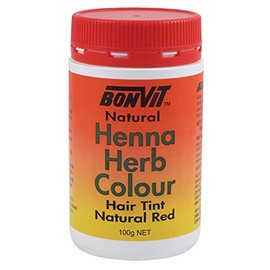 Bonvit Henna Herb Hair Tint Colour 100 g, Natural Red 100 grams