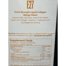 Spoiled.Child E27 Mango EXTRA STRENGTH LIQUId COLLAGEN 15.2oz new