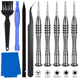 S&L ENTERPRISE Professional 10 in 1 Repair Screwdriver Toolkit for MacBook Pro/Air with Pentalobe 5 Torx T5 / T6 Retina Tri Wing Phillips