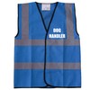 Dog Handler Printed Blue Hi Vis Vest/Waistcoat, Security Officer, Security