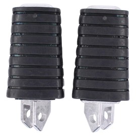 Motorrad Fußstütze Vorne Fußraste Pedal Stifte vordere Fußrasten Fussrasten Fußpedale Vorderpedal schwarz links rechts für Yamaha XV 535 Virago XV 750 XV 1000 XV 1100 XV 750 XVS 650 Dragstar vmax 1200