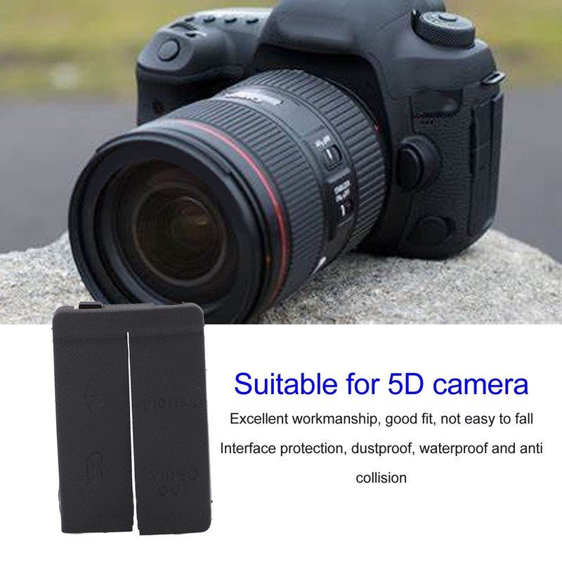 Camera Bottom Rubber Cover Rubber Lid for 5D Camera Rubber