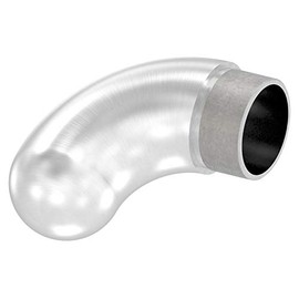 90° Round End Bend for Inserting and Gluing for Pipe 42.4 x 2.0 mm