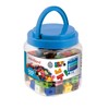 Bunte Steck Würfel 2 cm 100 Teile-95210