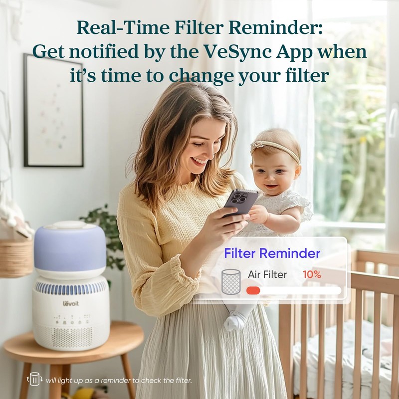 LEVOIT Replacement Filter for Sprout Evaporative Humidifier, White