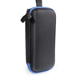 CaseSack - Funda para cámara FLIR ONE Edge PRO inalámbrica 160 × 120 IR, FLIR ONE Edge inalámbrica 80 × 60 IR, se adapta a la cámara en parachoques de silicona (negro con cierre azul), 63032539